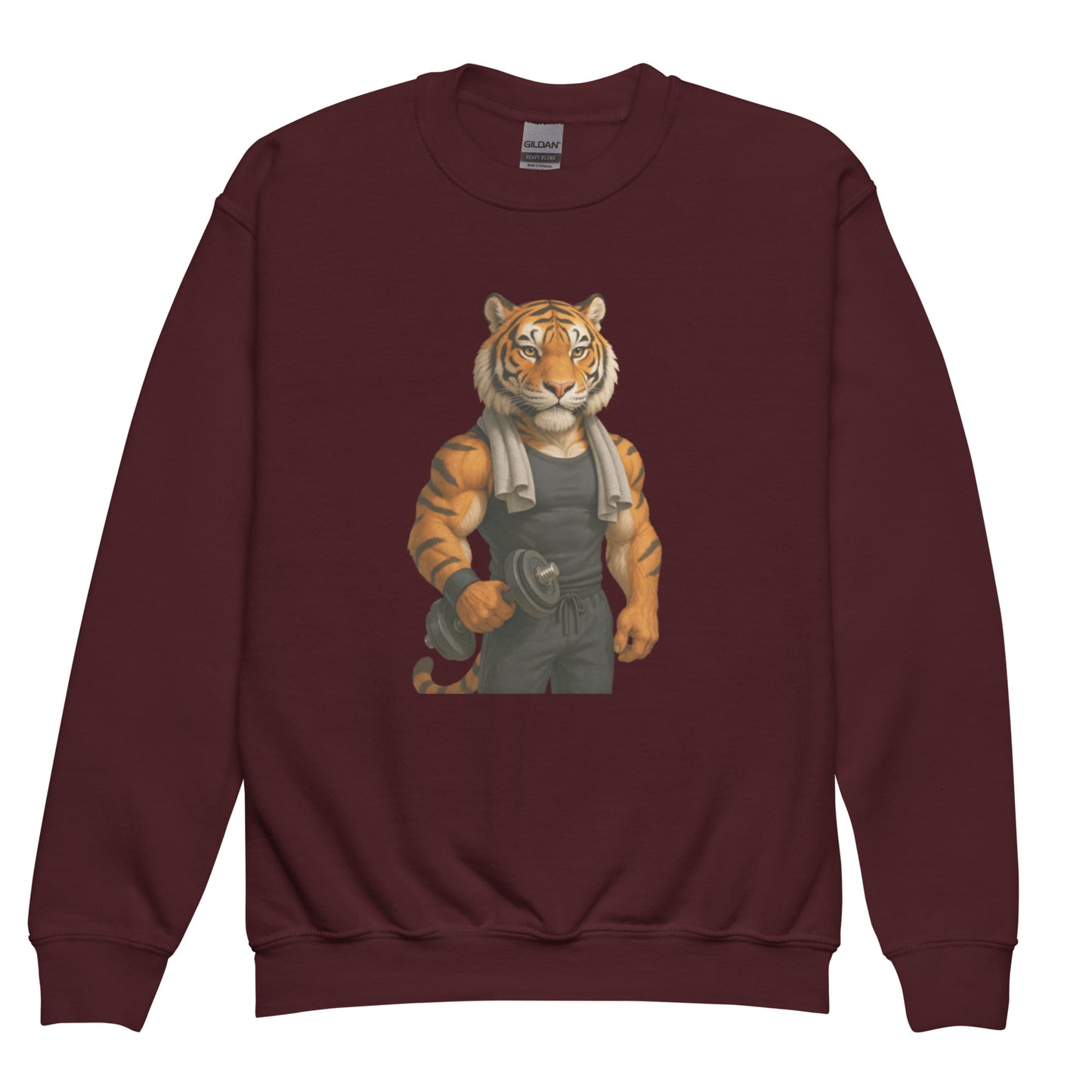 Colorful Print Sweatshirt — Vibrant sweatshirt with colorful artistic print, creative streetwear.