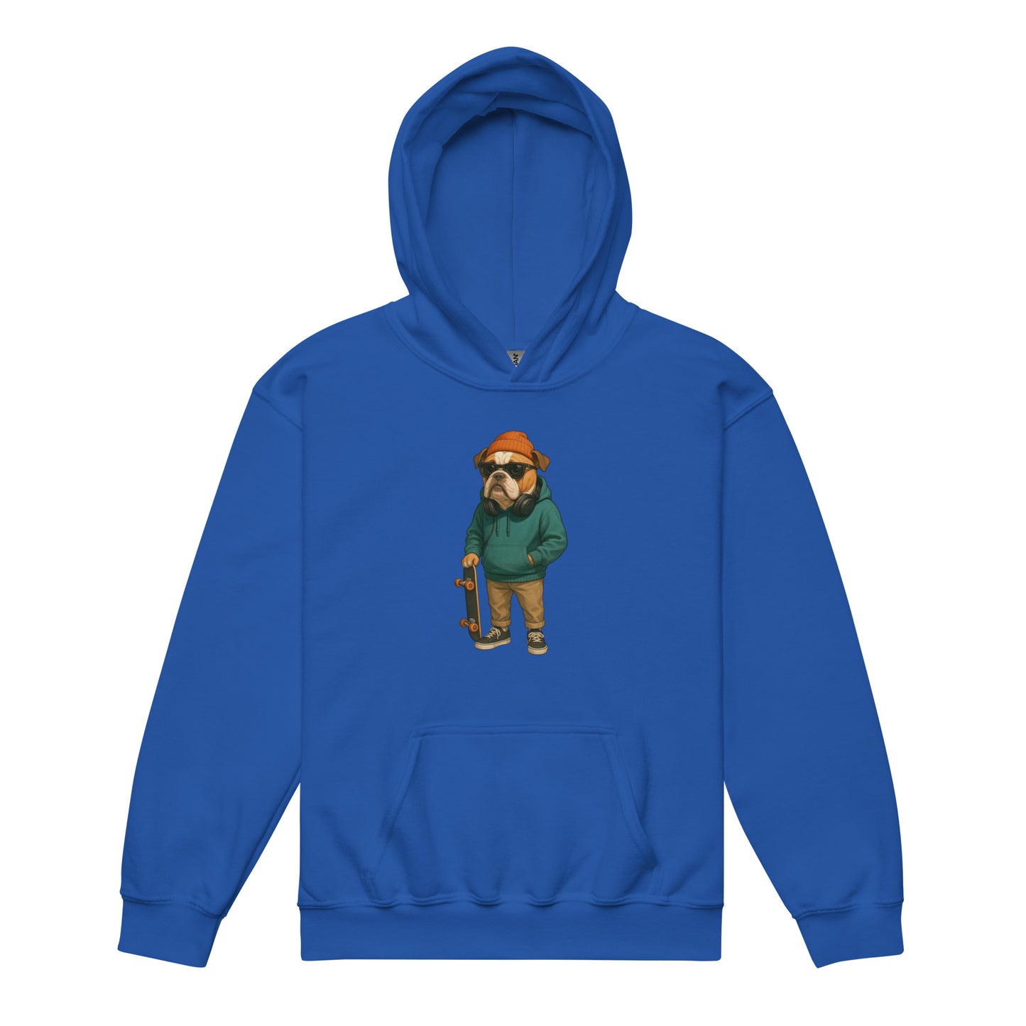 Colorful Art Hoodie — Colorful hoodie featuring expressive, hand-drawn illustrations