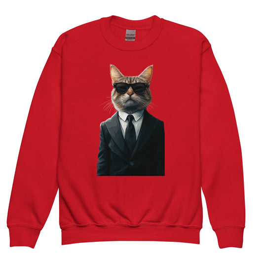 Colorful Print Sweatshirt — Vibrant sweatshirt with colorful artistic print, creative streetwear.