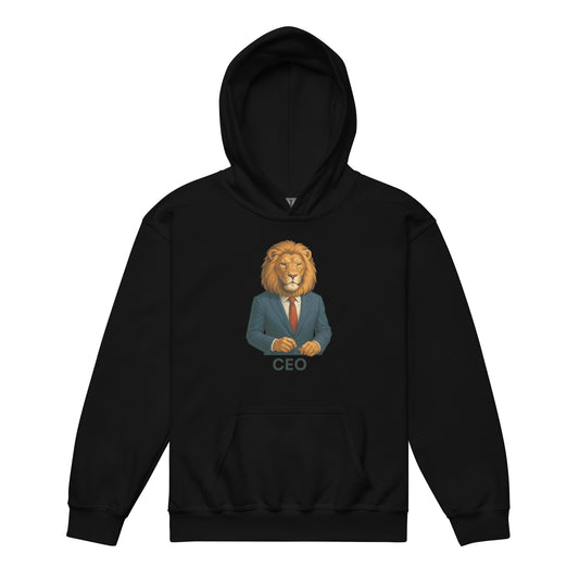 Black hoodie with original artistic design, perfect for creative style lovers
