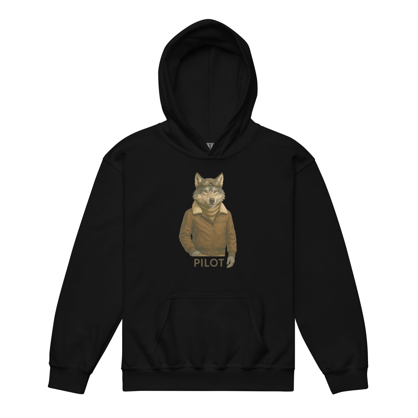 Black Artistic Hoodie — Black hoodie with original artistic design, perfect for creative style lovers.