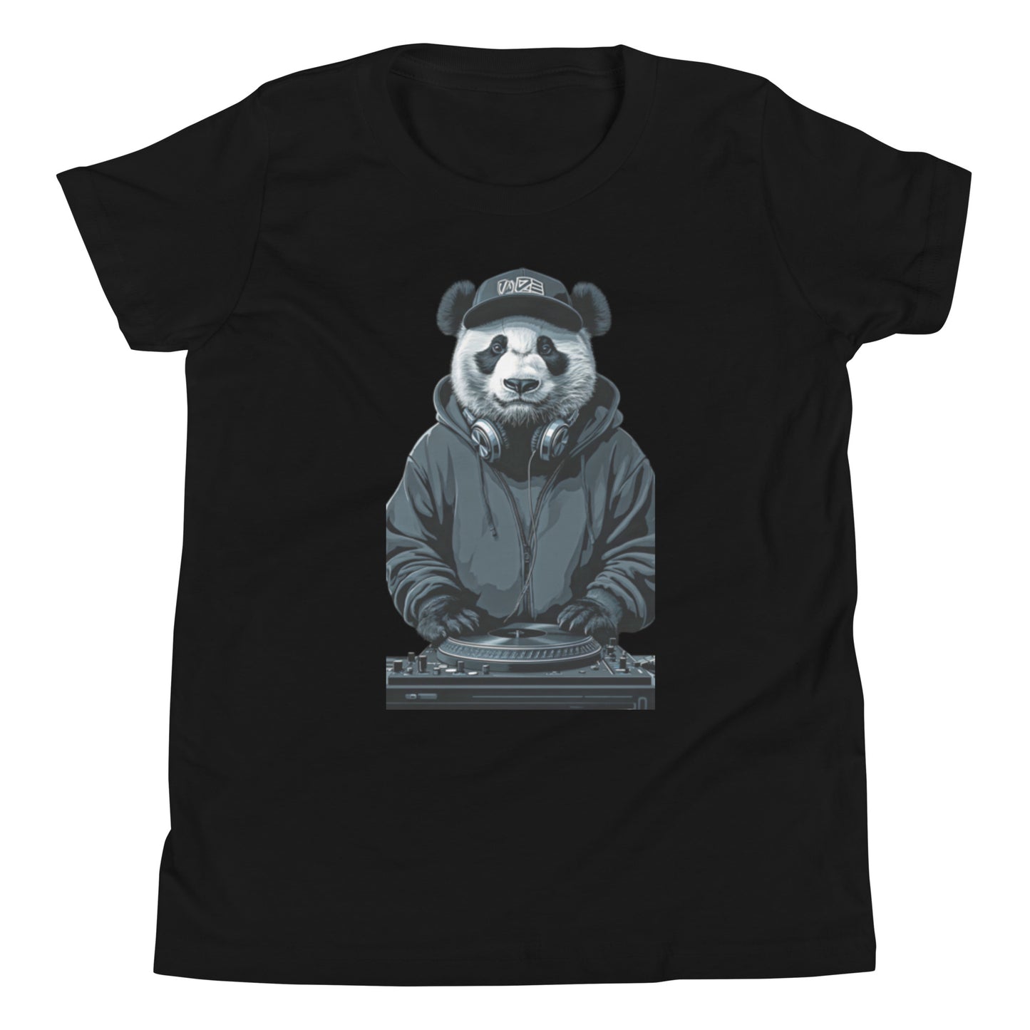 Black Artistic T-shirt — Black t-shirt with original artistic design, perfect for creative streetwear style.